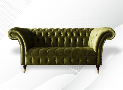 Sofa Zweisitzer 2 Sitzer Klassische Polster Neu Couchen Chesterfield Couch Neu